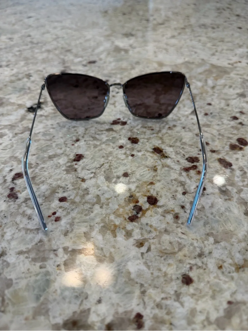 MAUI JIM Puakenikeni POLARIZED Sunglasses STG-SG Super Thin Frame Gray Womens